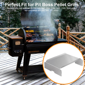 CANDANA heat diffuser installation on Pit Boss is quick with tool-free setup