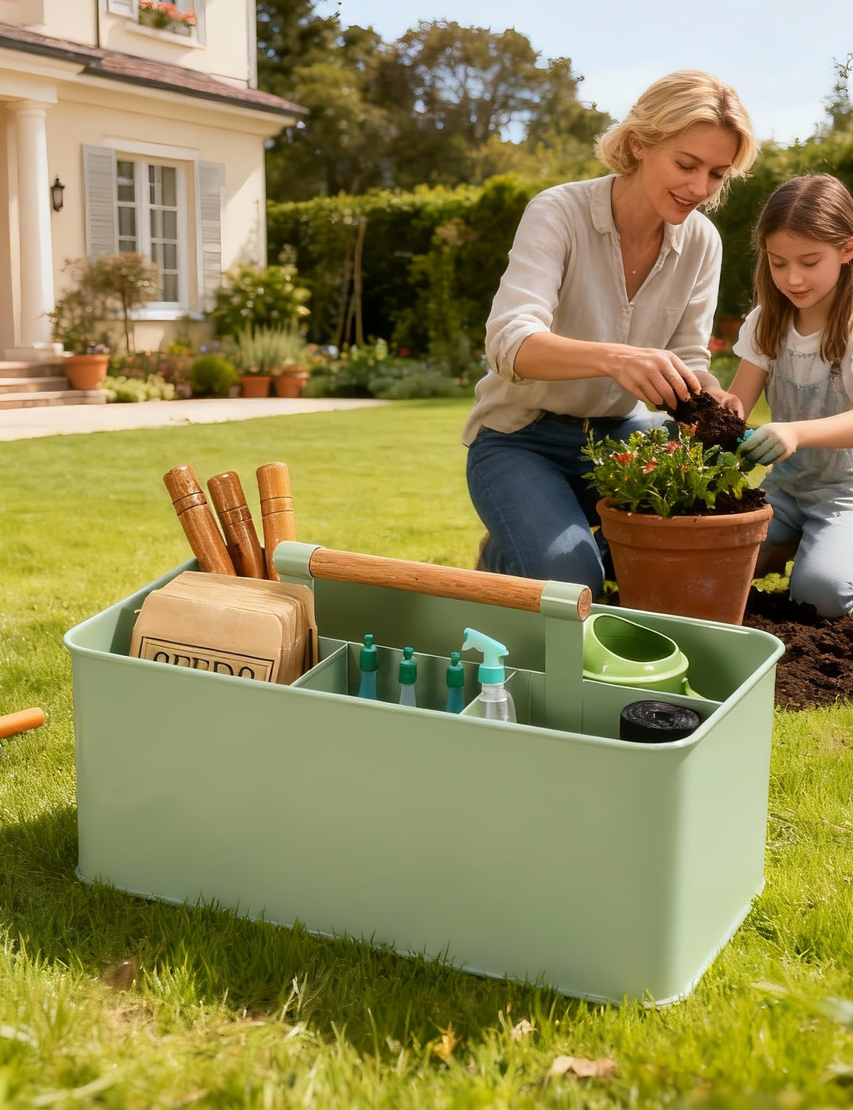 Candco craft and bath organization caddy stores essentials for DIY projects or bathroom routines.