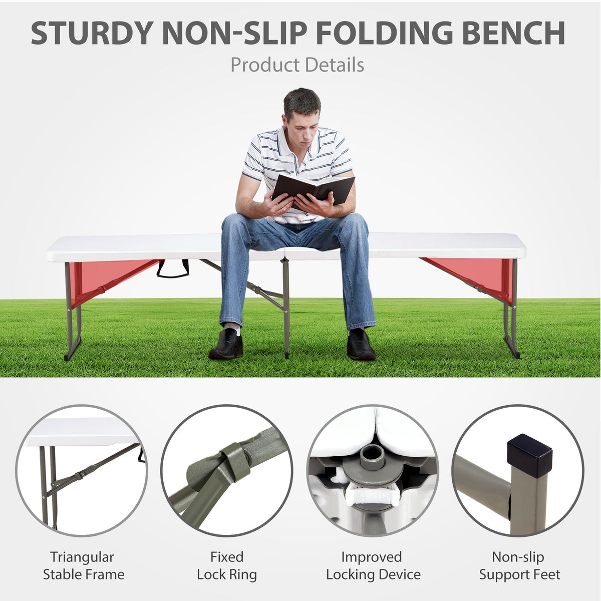 Candockway fold-flat design stores compactly in a car trunk.