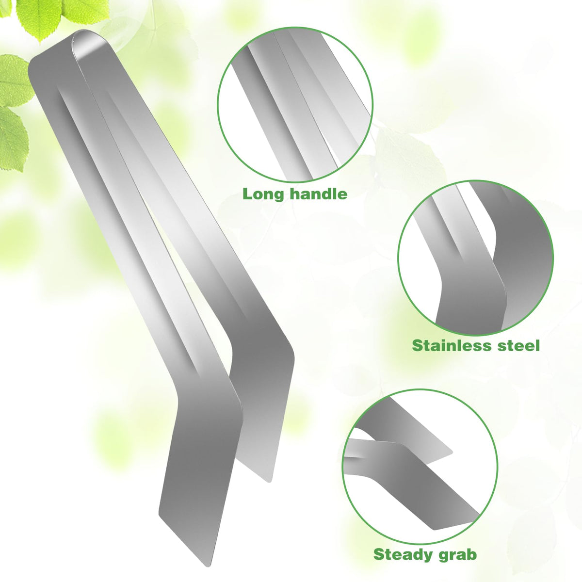 CANIPHA pliers lift entire seedling without root damage during transplant.