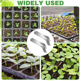 CANIPHA long-handle seedling tools provide easy grip during transplant work.