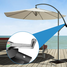 CANIPHA patio umbrella stand provides wind-resistant support for terraces and gardens.