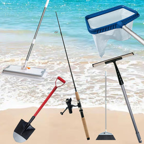 CANIPHA compatibility with standard 1-1-4in poles demonstrated for quick swaps.