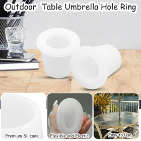 CANIPHA silicone table ring wedge provides secure grip for 2-2.5 inch holes.