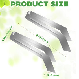 CANIPHA stainless steel seedling tongs resist rust for durable gardening use.
