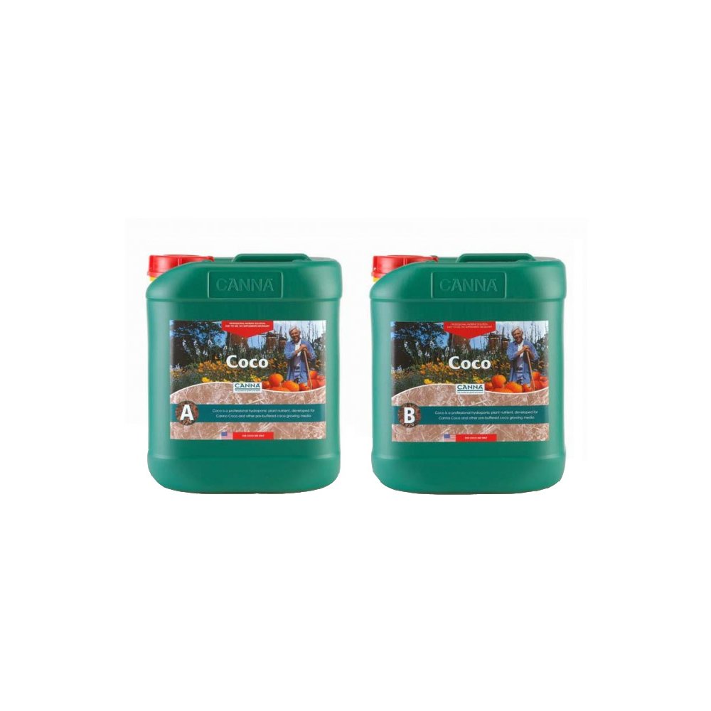 CANNA Coco Part A and B bottle for coco growth, supporting steady nutrient delivery