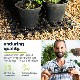 Cannrise Plant Riser compatible with grow bags and planters for versatile setups