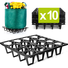 Cannrise Plant Riser modular connection demonstrates adjustable setup for any pot size
