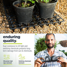 Cannrise Plant Riser promotes healthier roots through better spacing.