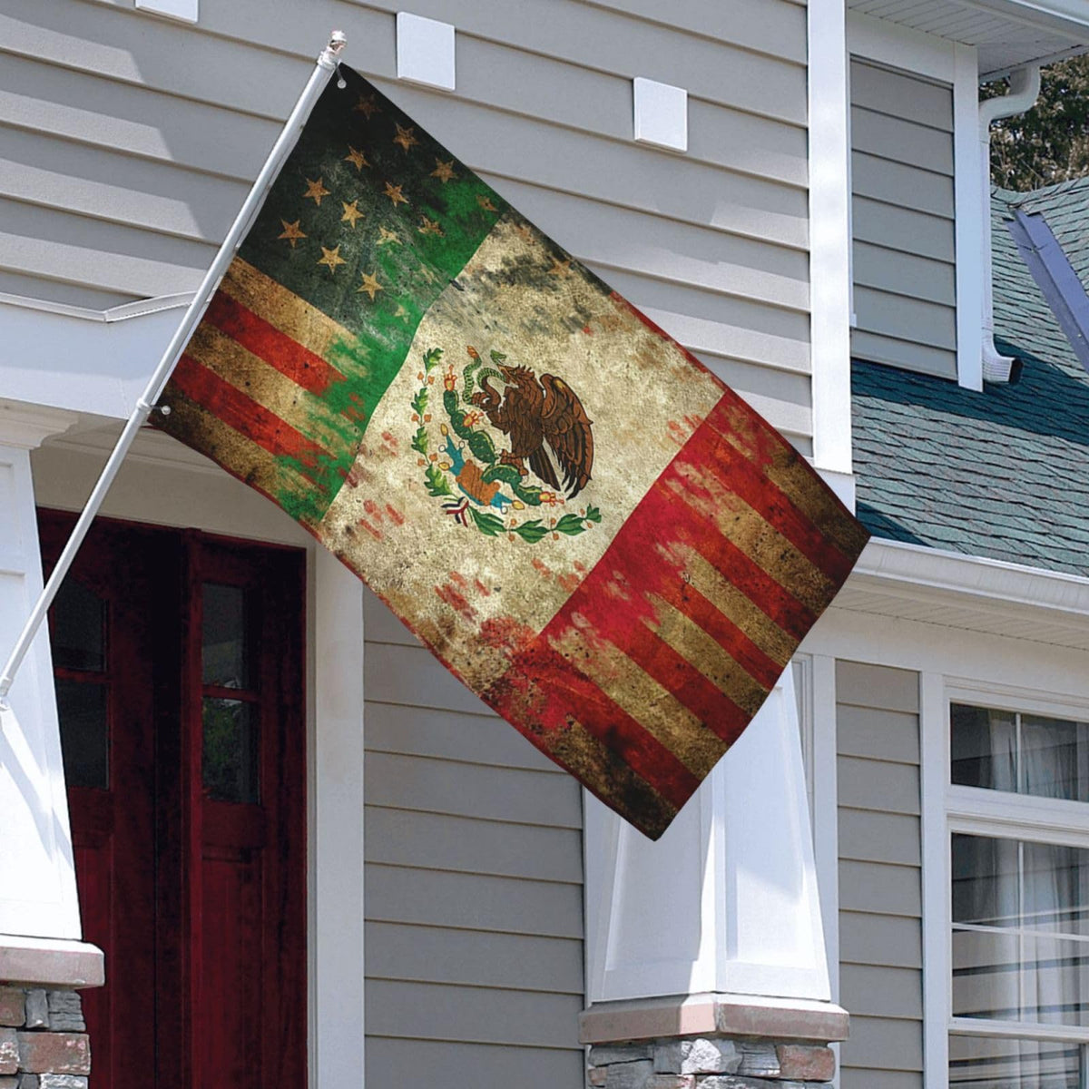 Canower flag bright color printing attracts attention