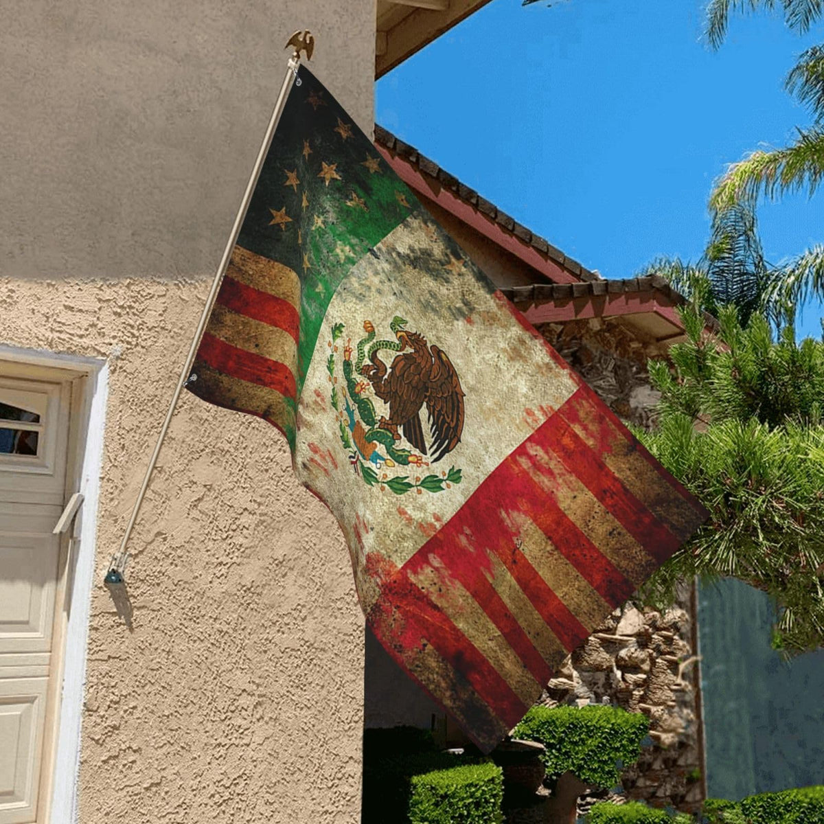 Canower flag suited for outdoor festivals and parades