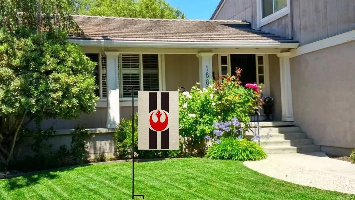 CANTENDO Rebel Alliance flag ideal for themed parties and garden decor.