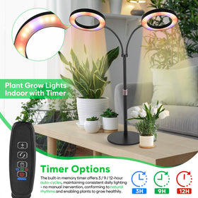 Height-adjustable Canvage lamp adapts to different plant setups and spaces.
