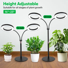 Canvage indoor plant lamp supports herbs and small houseplants.