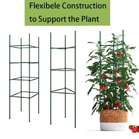 Caonysh 11.8-inch stake arms fit standard stakes for versatile trellising.