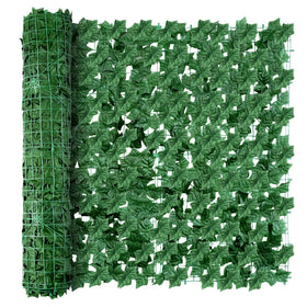 CAPBUDING artificial ivy wall screen 39x118 inches for privacy and ambience.