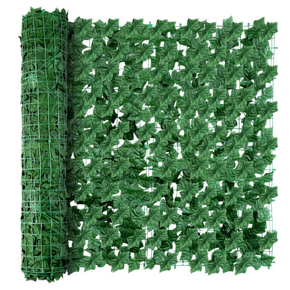 CAPBUDING artificial ivy wall screen 39x118 inches for privacy and ambience.