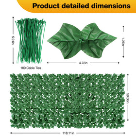 CAPBUDING ivy fence panel interlocking connection offers quick, flexible installation.