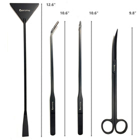 Capetsma curved 10.6 inch aquarium tweezers for delicate pruning