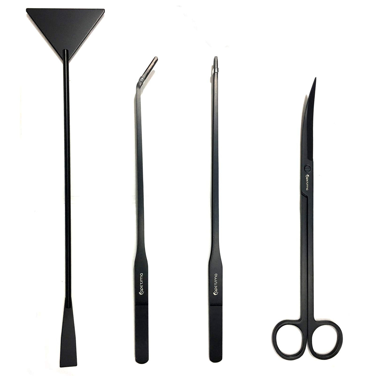 Capetsma straight 10.6 inch aquarium tweezers for precise plant placement