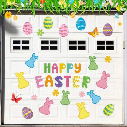 Capoda Easter magnets with bunny and eggs brighten metal doors