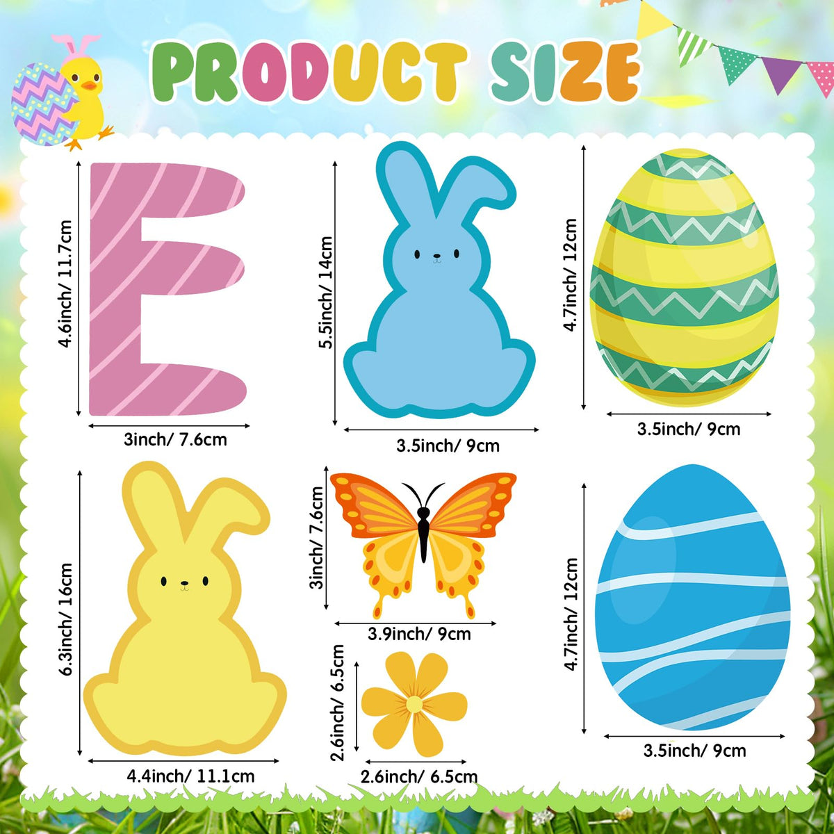 Capoda 'HAPPY EASTER' magnets celebrate spring on metal surfaces