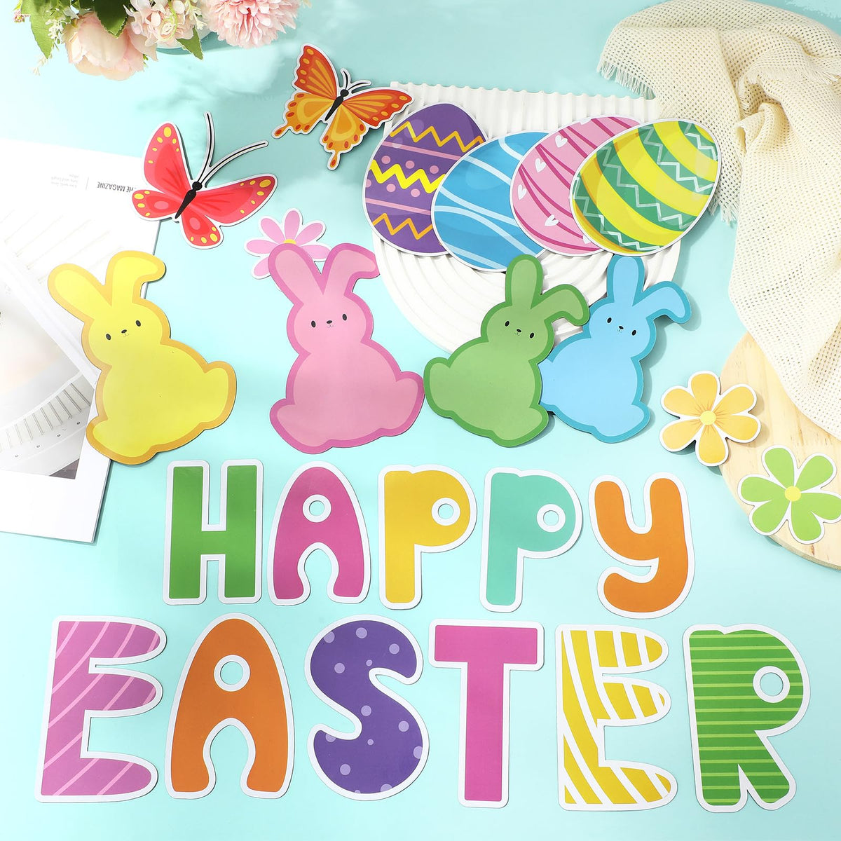 Capoda reusable magnetic decals for residue-free holiday accents