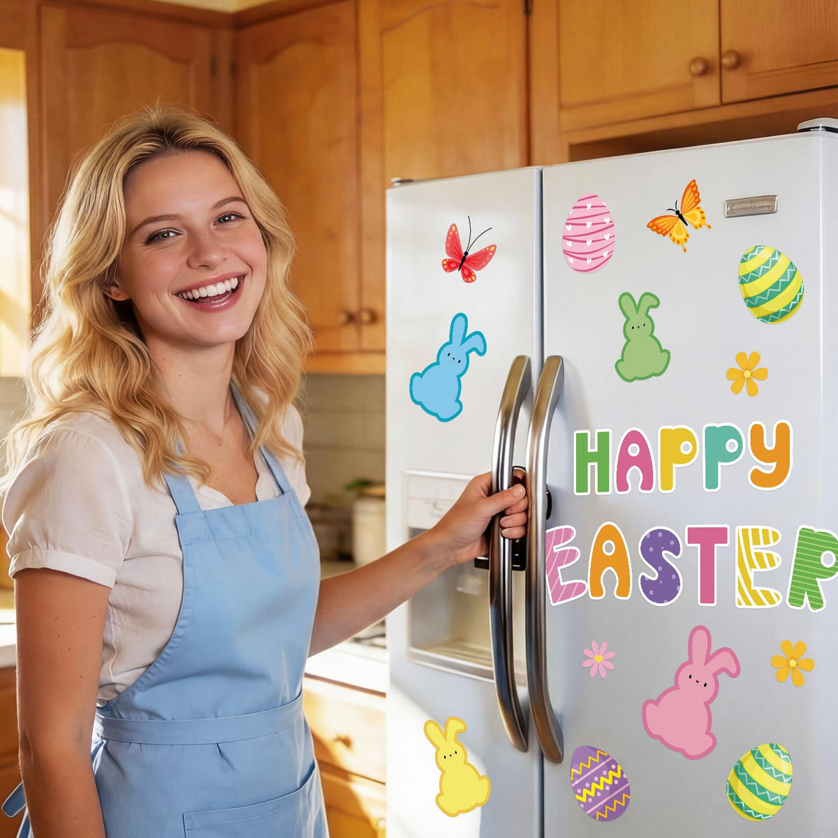 Capoda magnets easily attach to refrigerators for festive daily reminders
