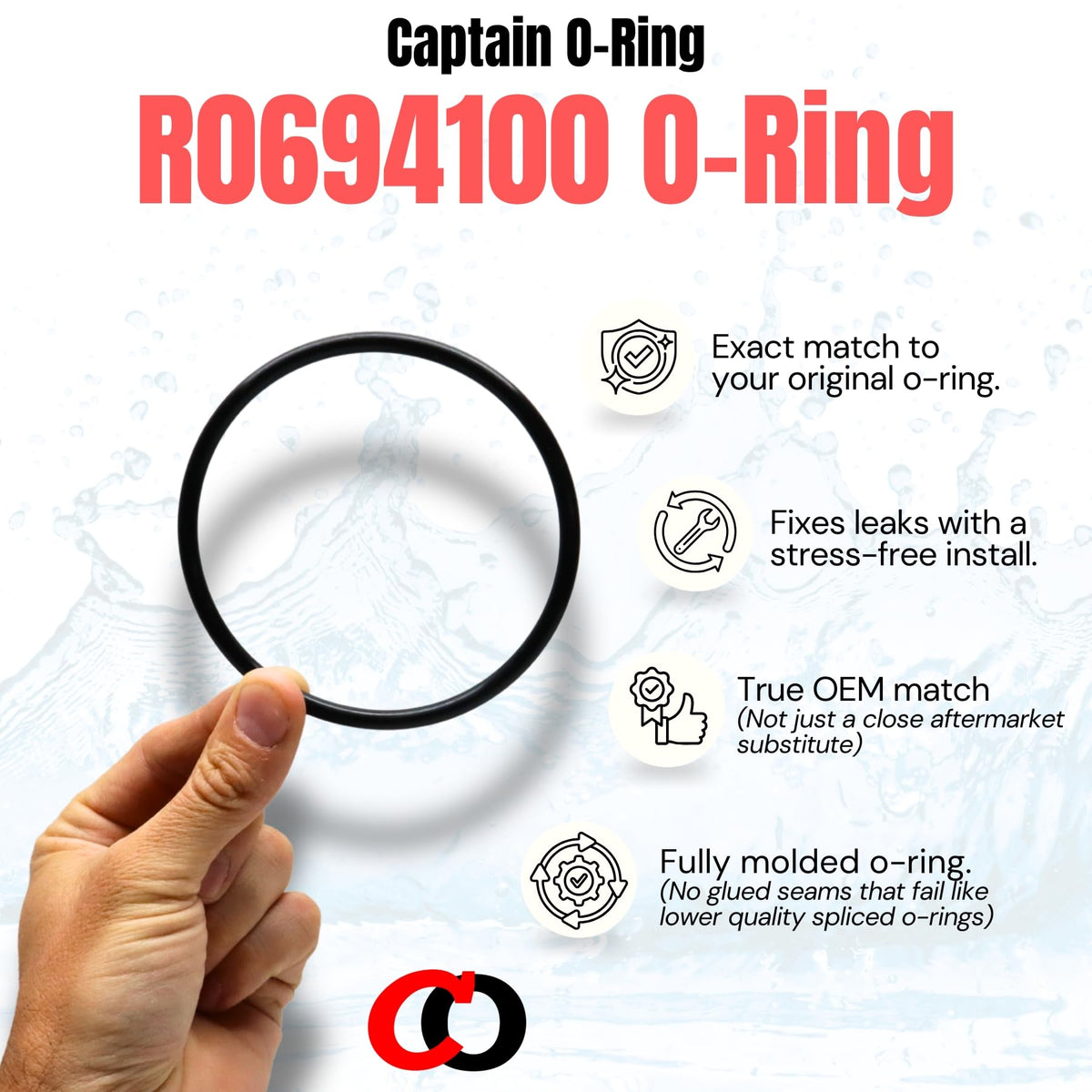 Zodiac TruClear compatible o-ring by Captain O-Ring for secure fit