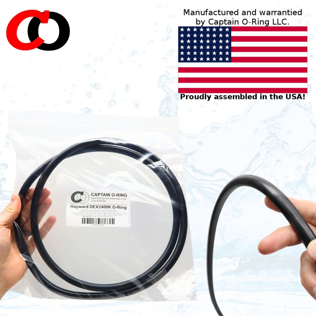 Captain O-Ring DEX2400K detailed dimensions for fit