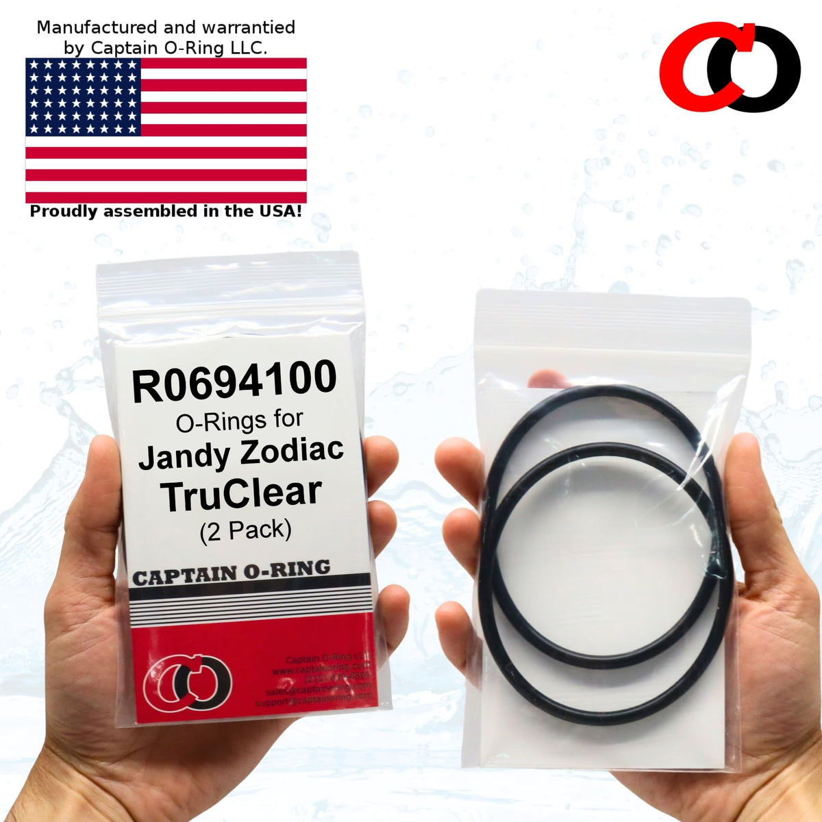 R0694100 o-rings deliver precise dimensions for tight chlorinator connections