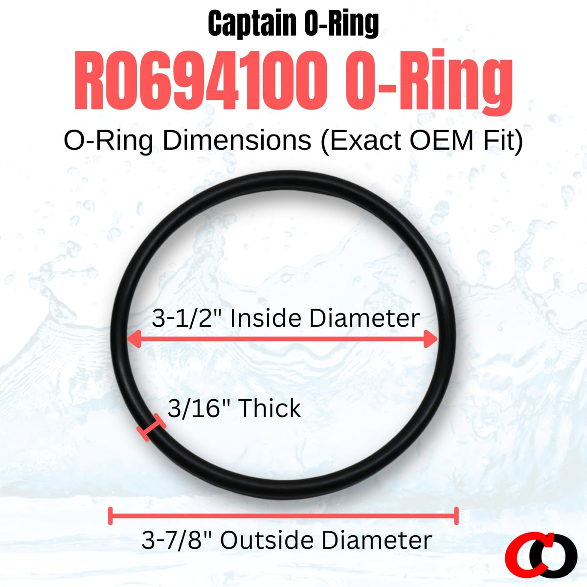 USA-made Captain O-Ring o-rings for durable chlorinator seals