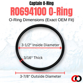 USA-made Captain O-Ring o-rings for durable chlorinator seals