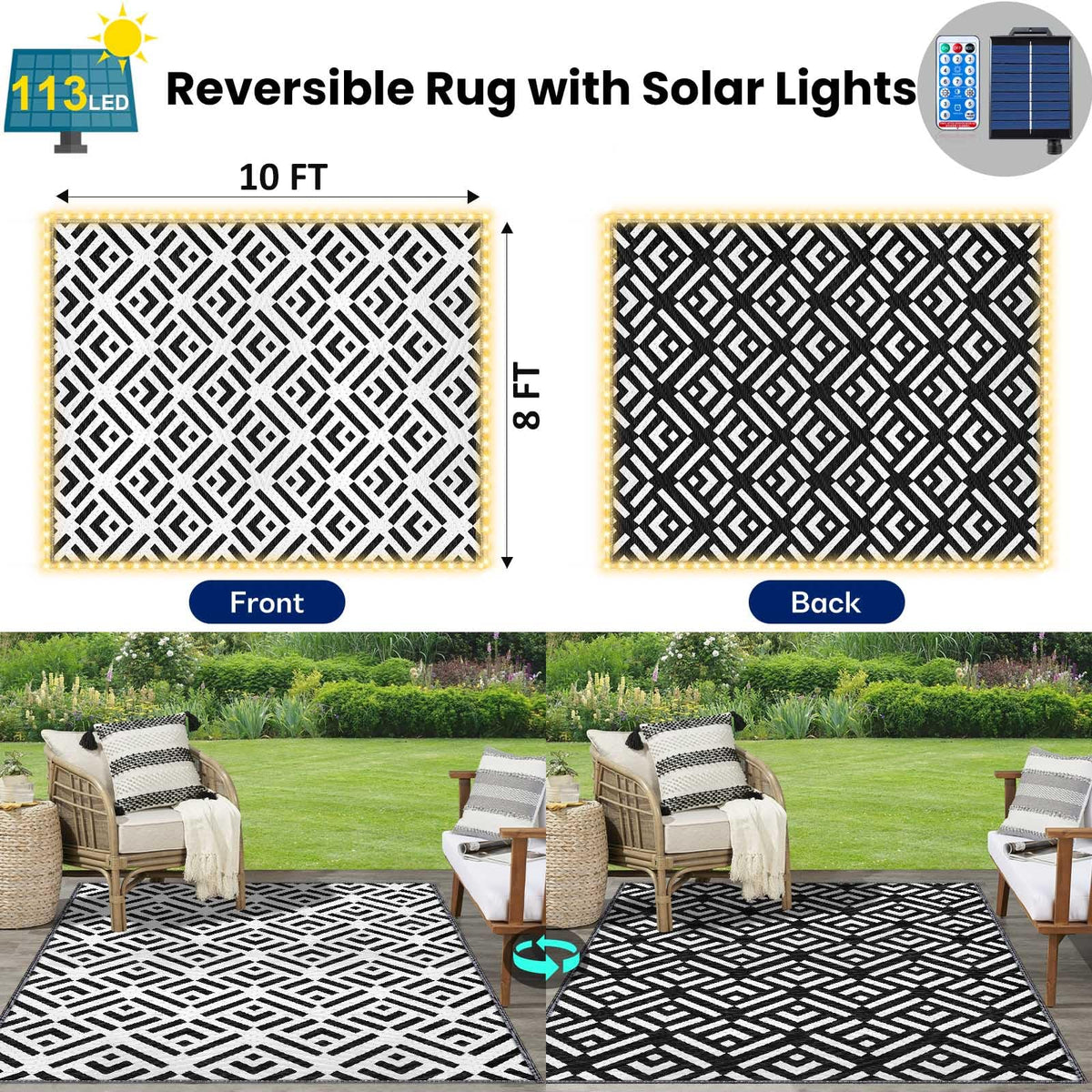 Capybland reversible contrast design adds versatile outdoor style.
