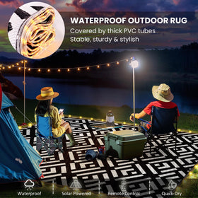 Capybland rug stakes wind-resistant for secure placement.