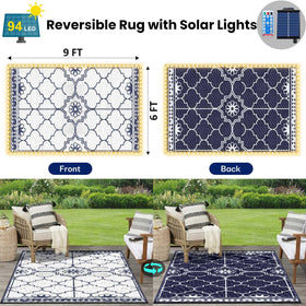 Capybland waterproof rug dries quickly after rain and splashes.