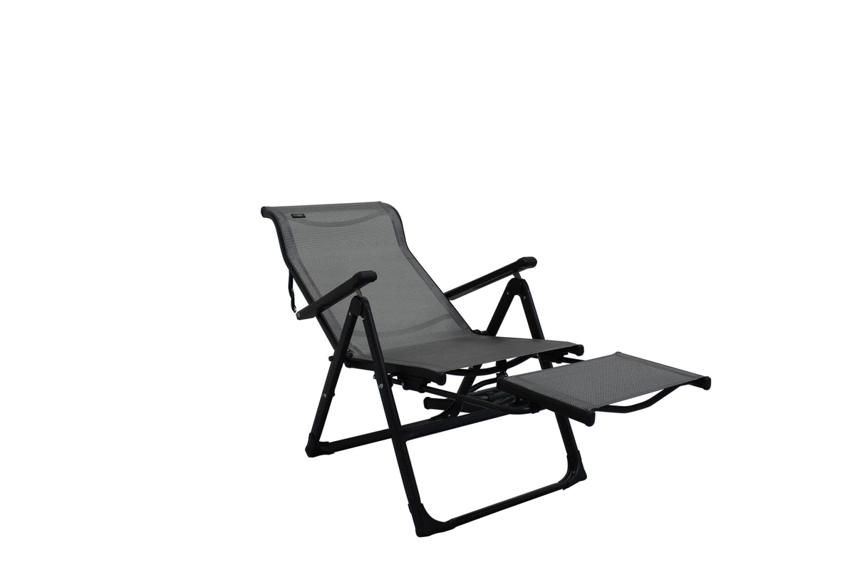 Caravan Sports Ergo+ headrest provides neck support for lounging.