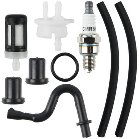 CARBBIA brand logo with kit components laid out for quick inspection.