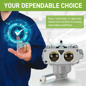 CARBBIA carburetor construction; professional appearance suggests durable replacement option.