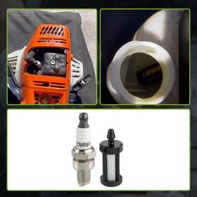 CARBBIA carburetor kit components spread for quick inspection and maintenance planning