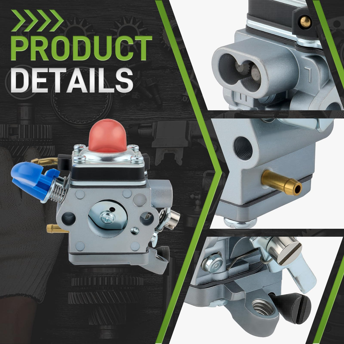 Carbbia carburetor for Poulan PP2822 – improves starting reliability.