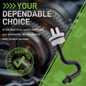 CARBBIA compatibility label highlights broad Stihl model support.