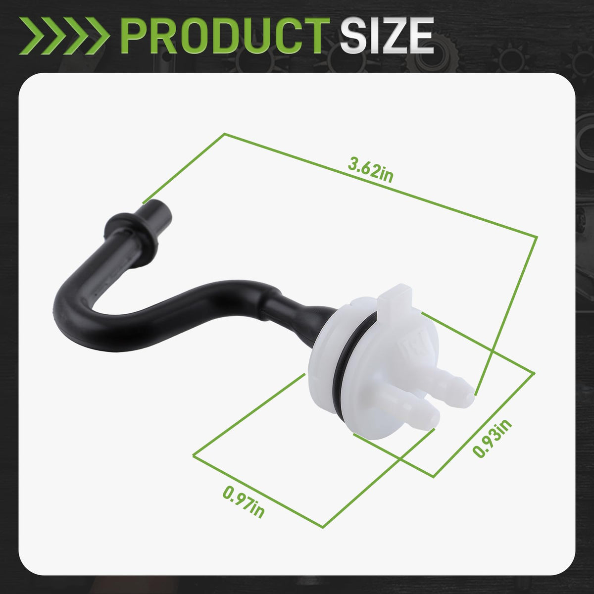 CARBBIA fuel filter component image emphasizes cleaner fuel flow for better performance.