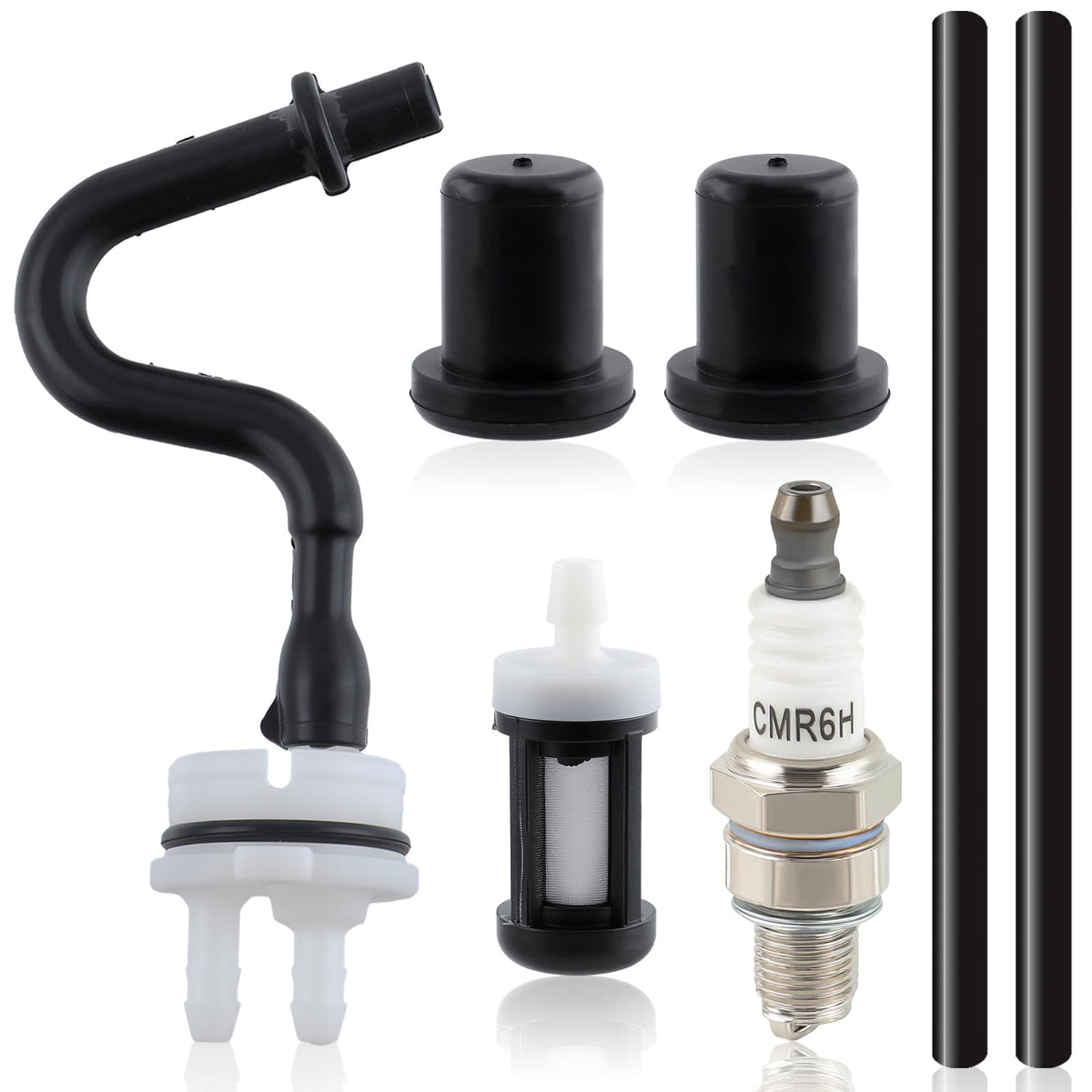 CARBBIA fuel tank connector close-up for reliable Stihl compatibility during field maintenance.