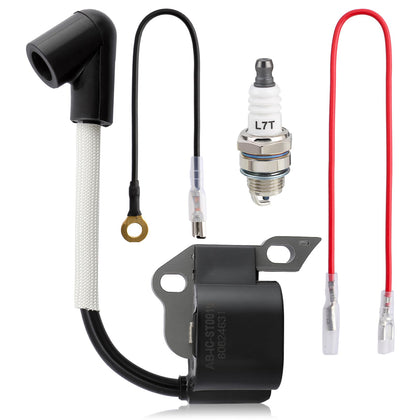 CARBBIA ignition coil 11304001302 for Stihl MS170/MS180 improves ignition reliability.