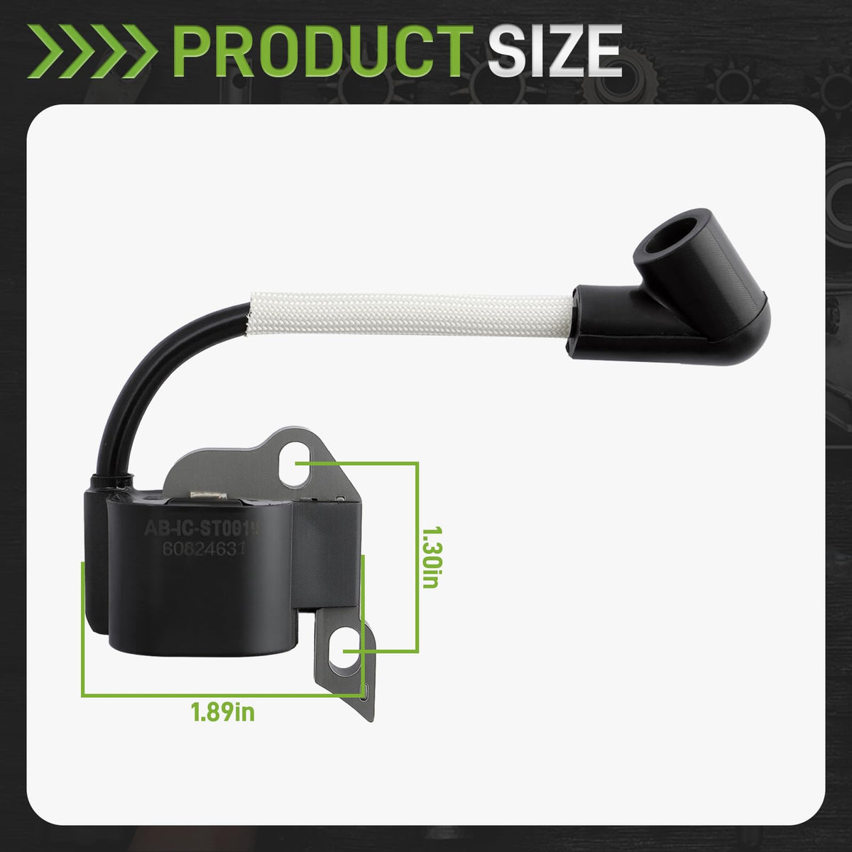 CARBBIA ignition coil packaging image shows replacement kit contents.