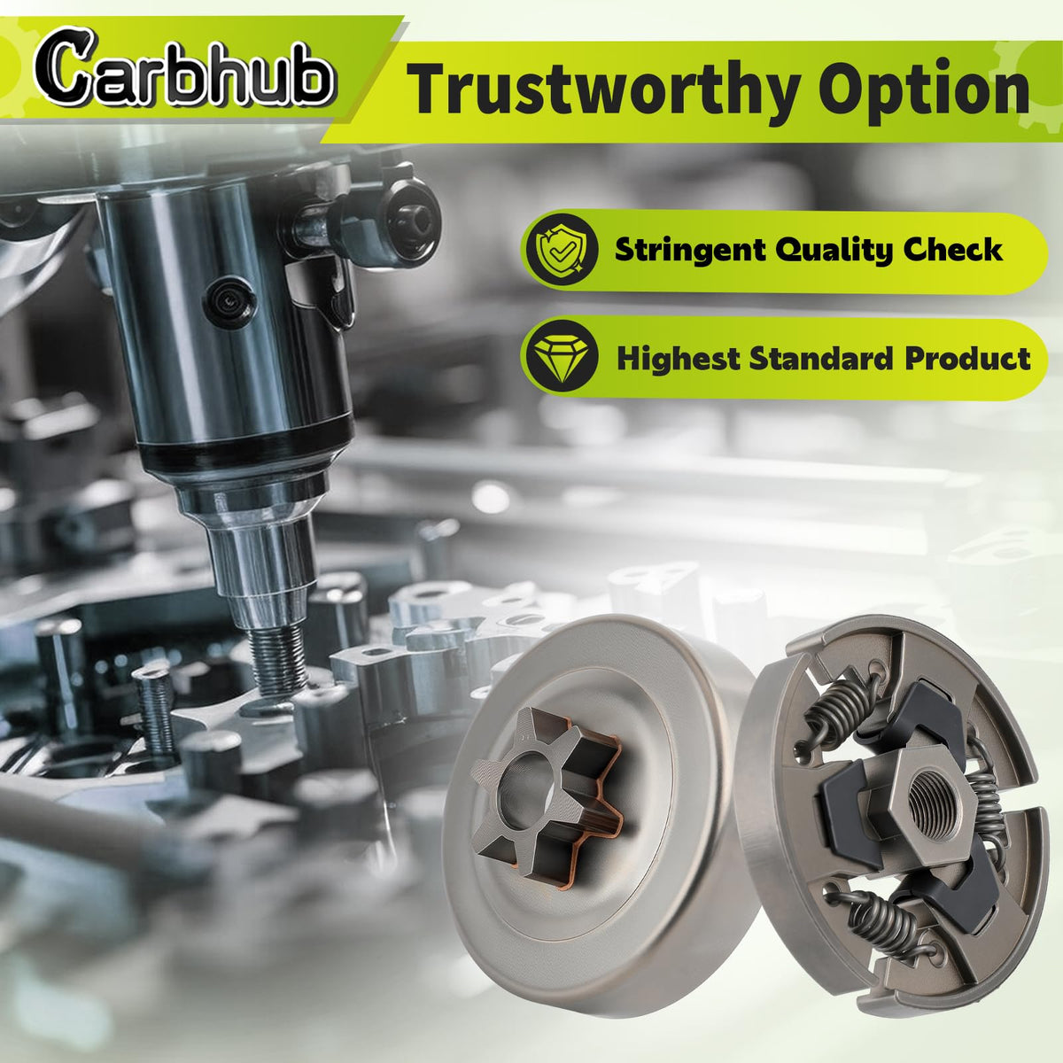 Carbhub 38lp sprocket replacement for Stihl 2003/2073 compatibility.