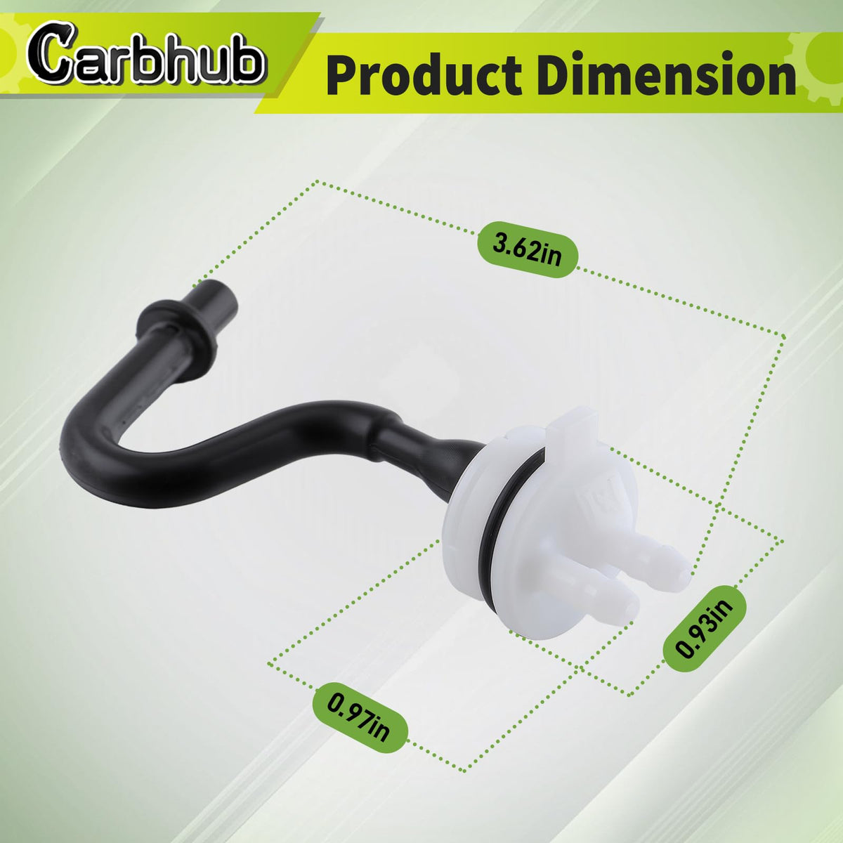 Carbhub 4180-358-7700 fuel tank assembly compatible with Stihl