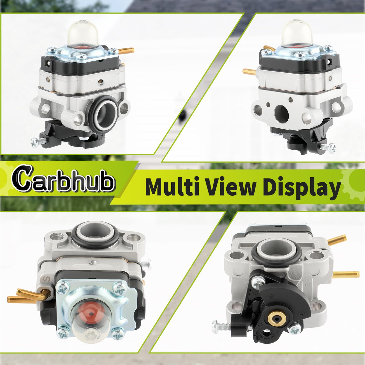 Carbhub air filter box base shields the carburetor from debris.