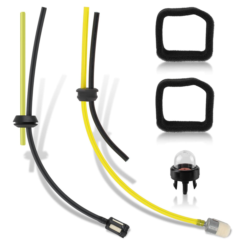 Carbhub RB24EAP air filter fuel line closeup, durable construction for longevity.